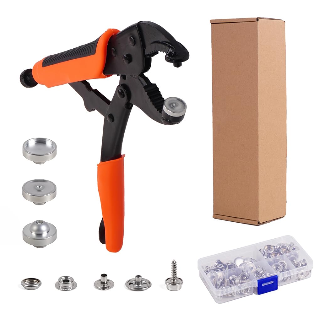 Amazon.com: Heavy Duty Snap Fastener Tool, Snap Button Tool with